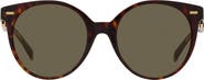 Versace 55mm Round Sunglasses