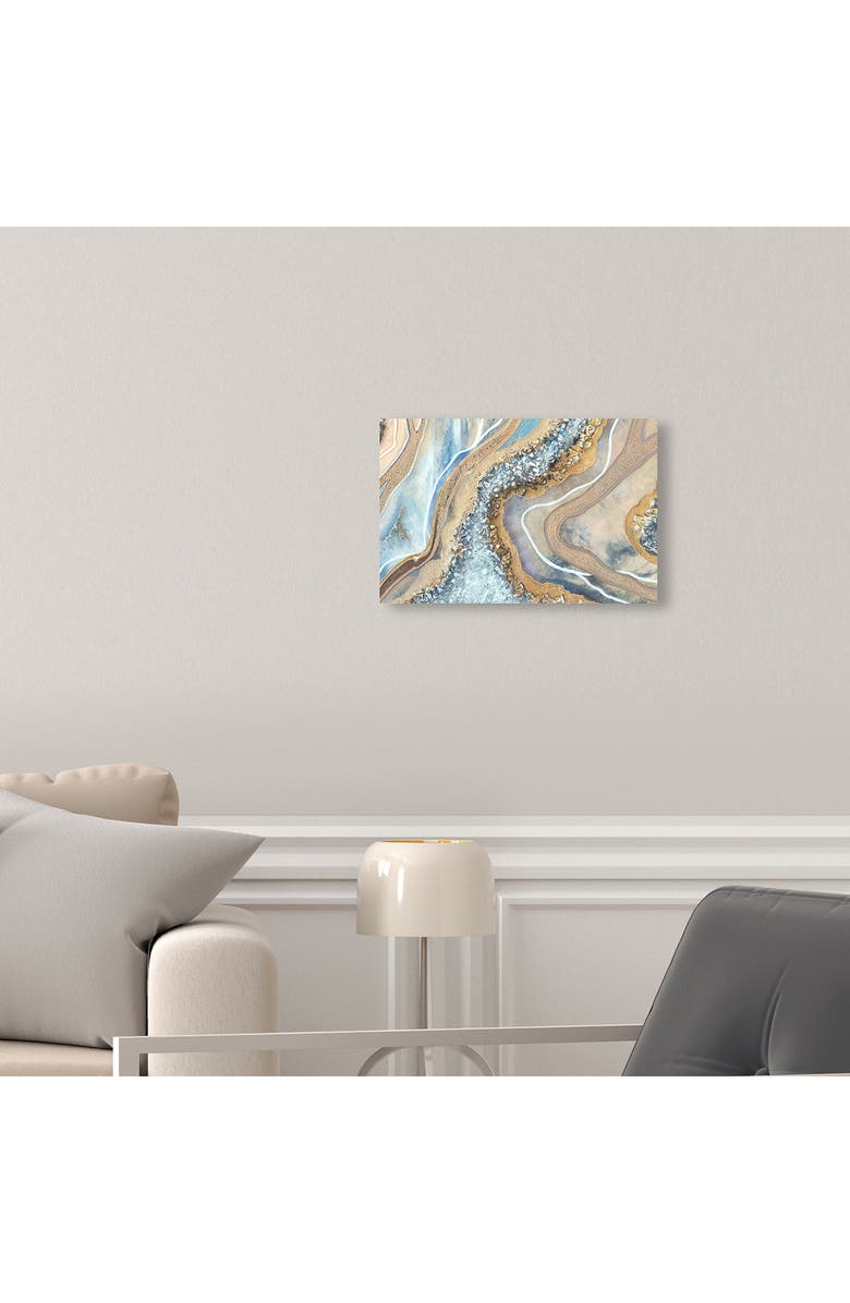 Wynwood Studio The Luxurious Geode Canvas Wall Art, Alternate, color, Gold