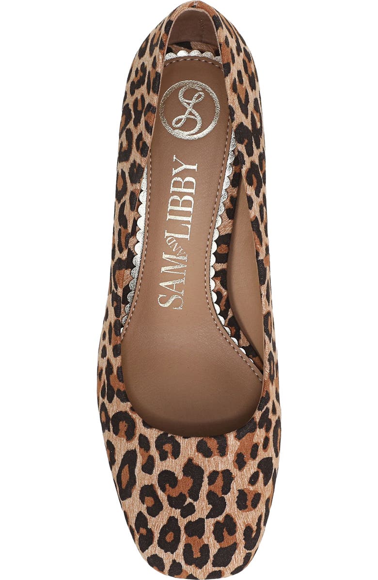 SAM & LIBBY Gianella Square Toe Pump, Alternate, color, Leopard Multi