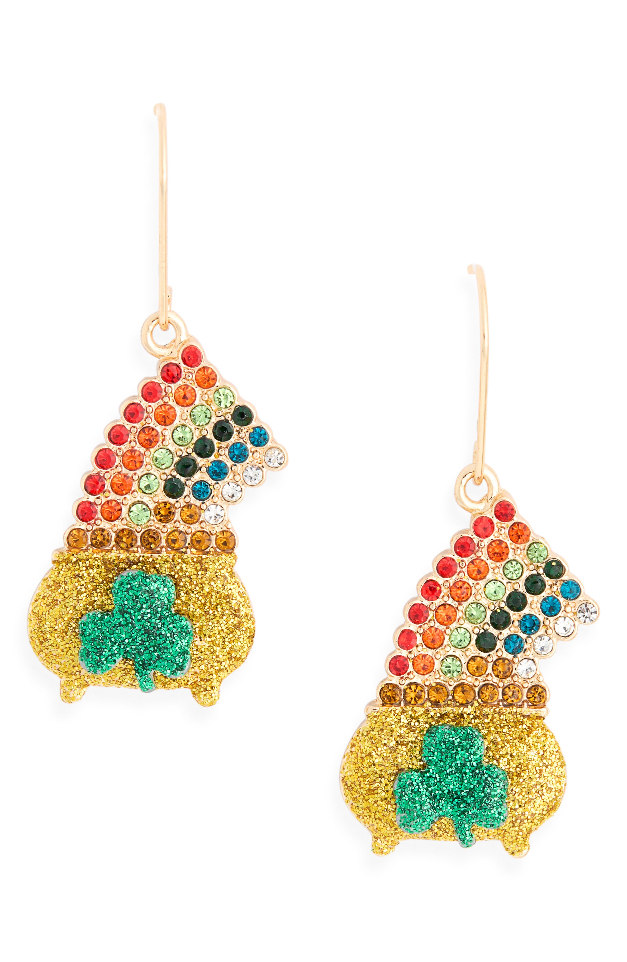 Leith Pot of Gold Drop Earrings