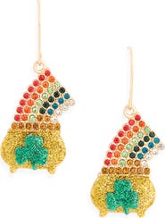 Leith Pot of Gold Drop Earrings