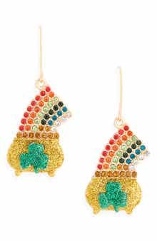 Leith Pot of Gold Drop Earrings