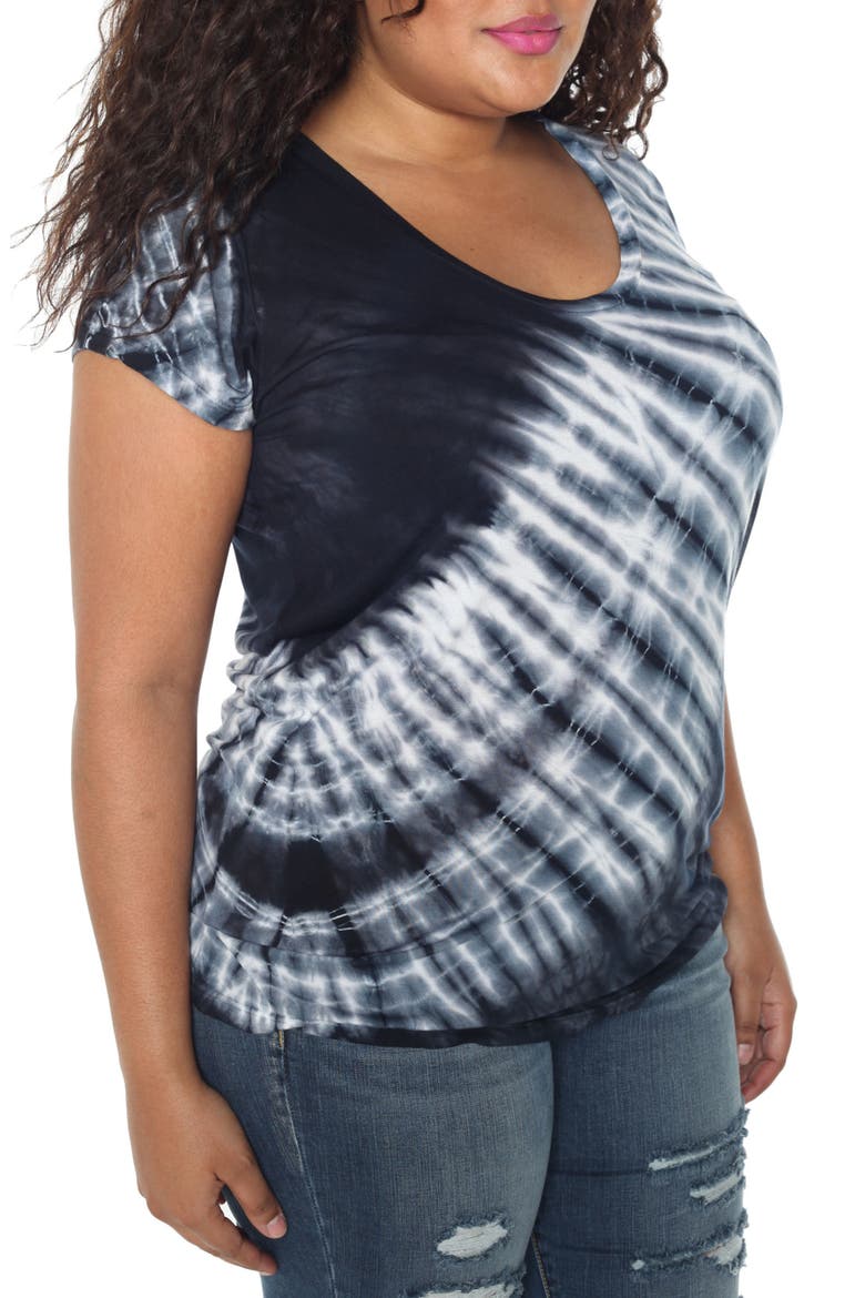Tie Dye Tee, Main, color, SMOKE