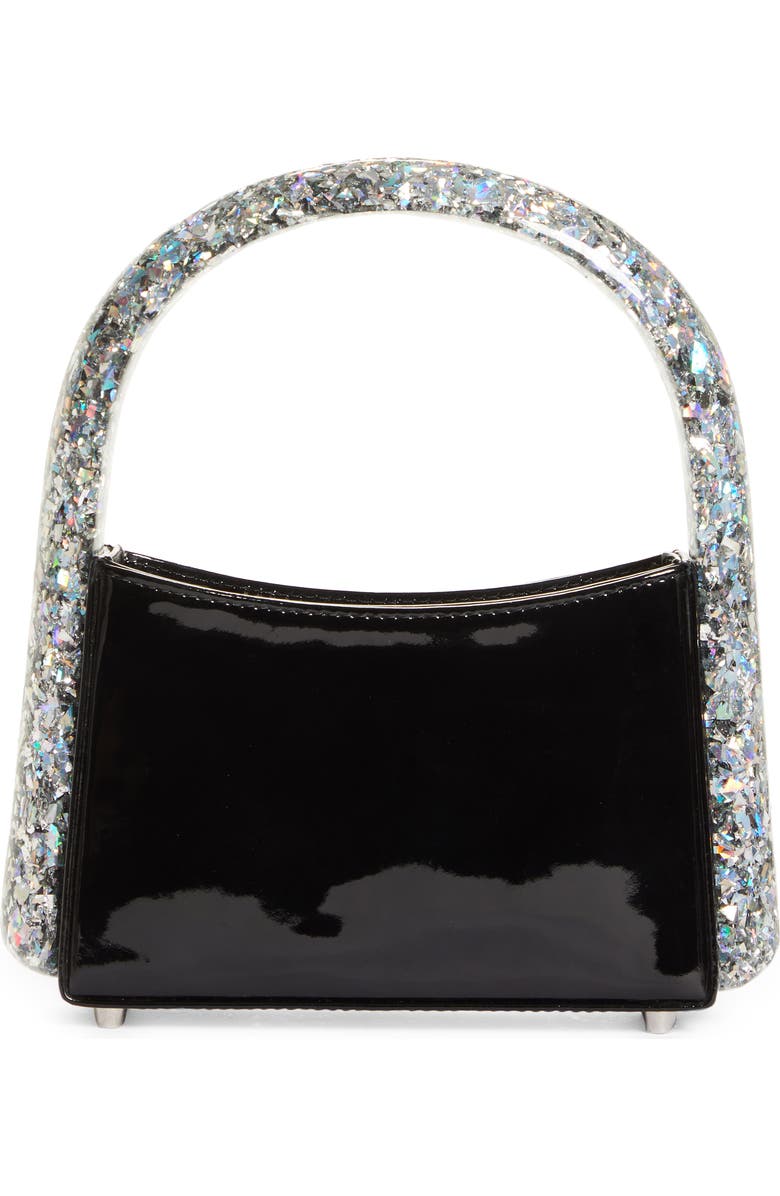 L’alingi L'alingi Glitter Resin Top Handle Bag, Main, color,