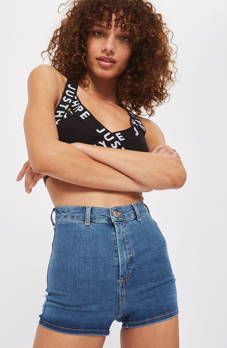 Topshop Joni Shorts, Alternate, color, 