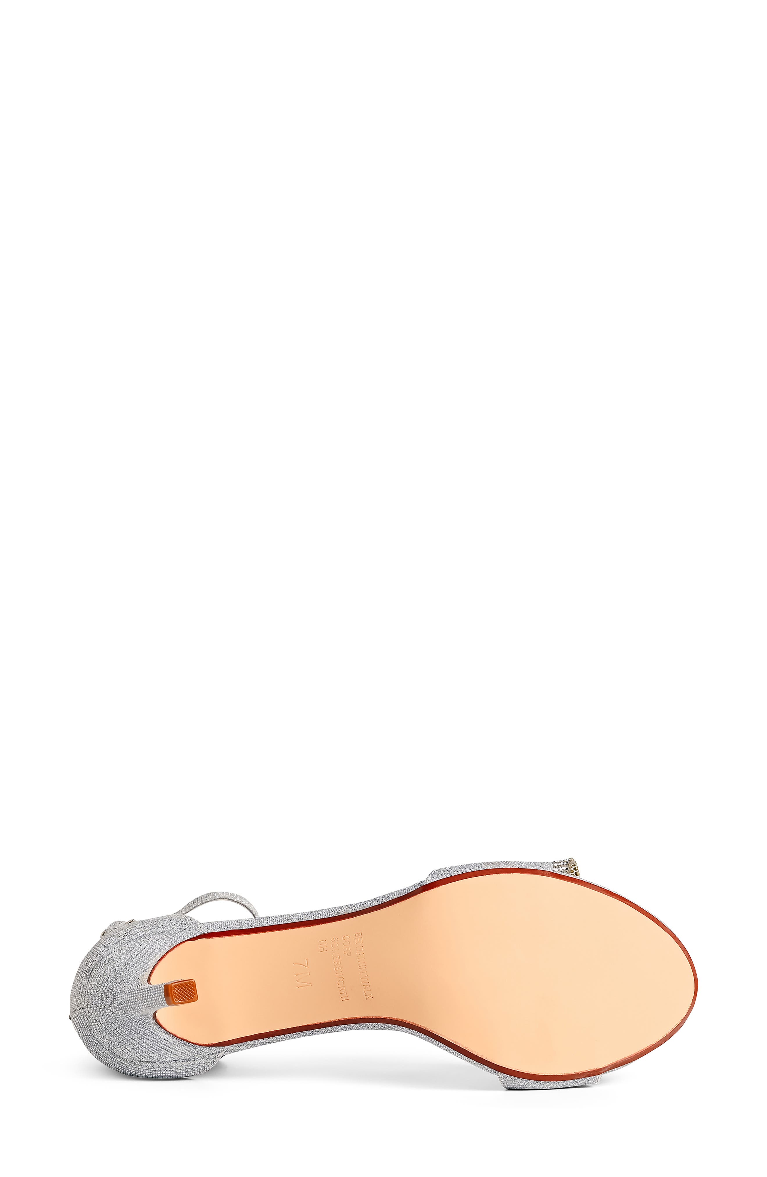 Touch Ups Esme Ankle Strap Sandal, Alternate, color, Silver