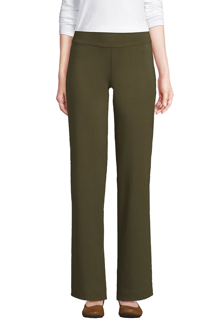 Starfish Mid Rise Straight Leg Pants, Alternate, color, Forest Moss