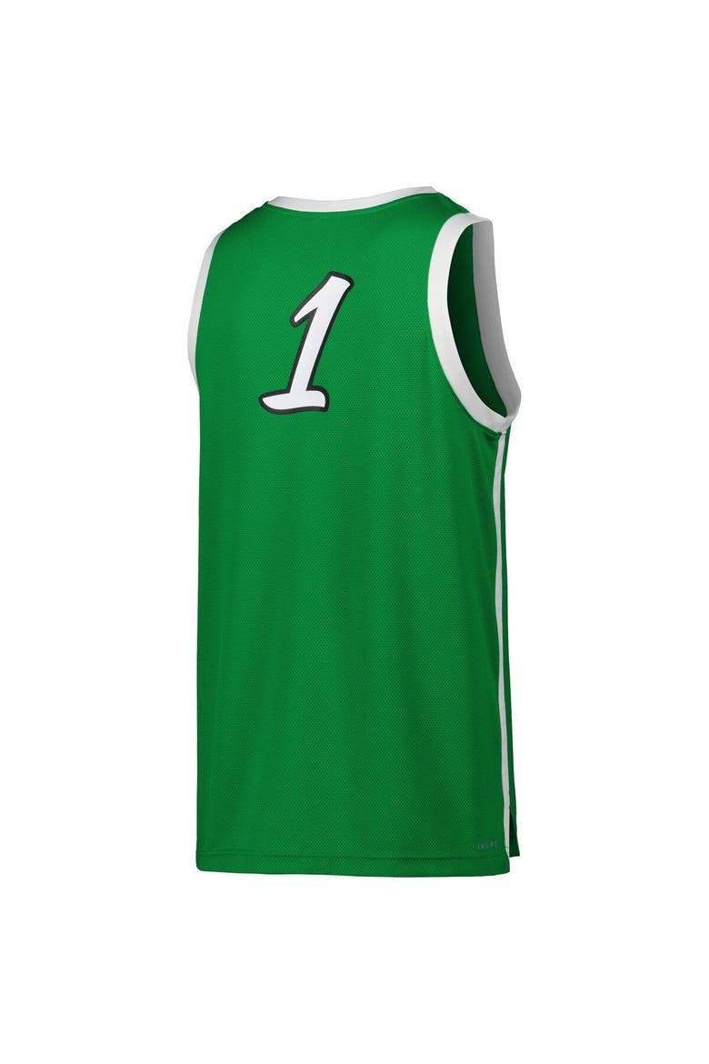 Men's Nike #1 Kelly Green Marshall Thundering Herd Replica Basketball Jersey, Alternate, color, Kelly Green