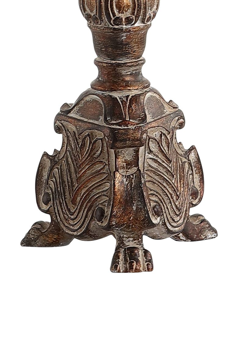 Carlisle 33.5" Resin/Acrylic LED Table Lamp, Antique Brown, Alternate, color, Antique Brown