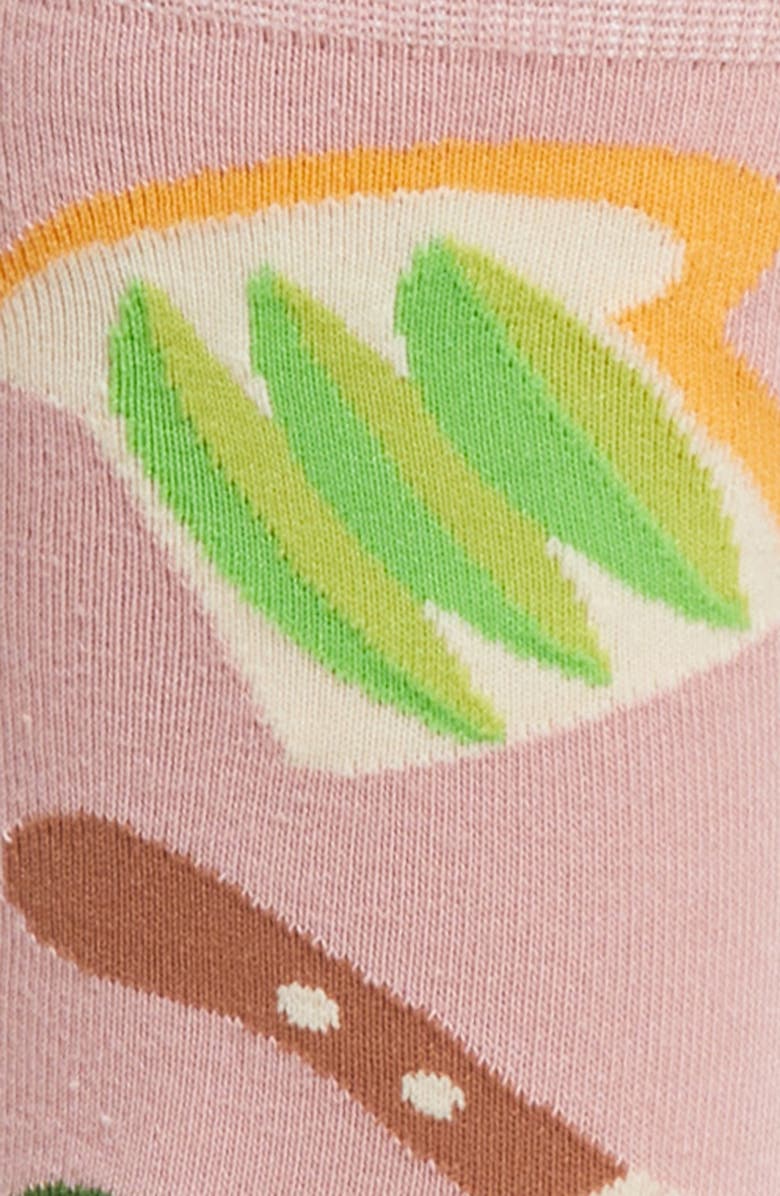 Yellow Owl Workshop Avocado Toast Socks, Alternate, color,