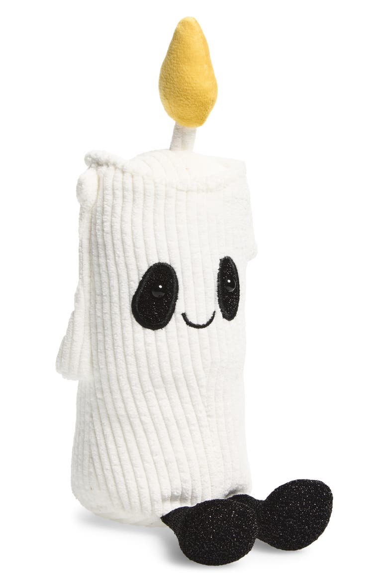 Amuseables Flickerty Candle Small Plushie, Main, color, WHITE