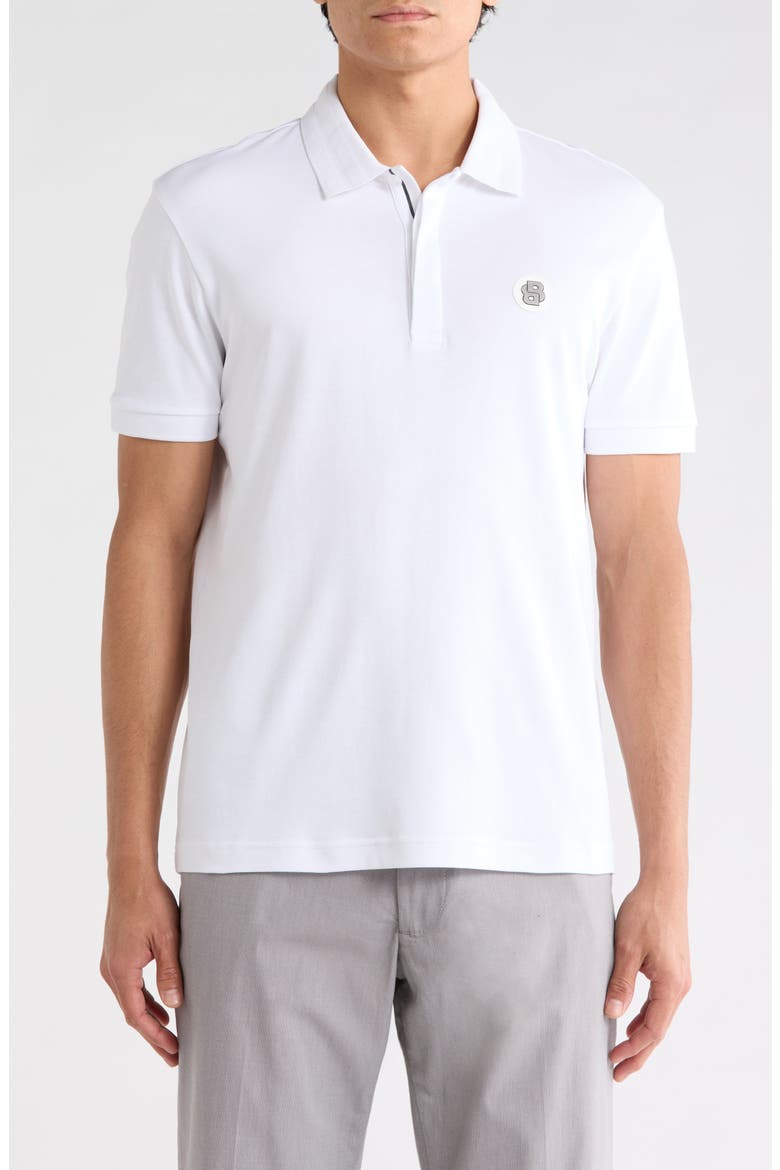 Paddy Knit Polo, Main, color, WHITE