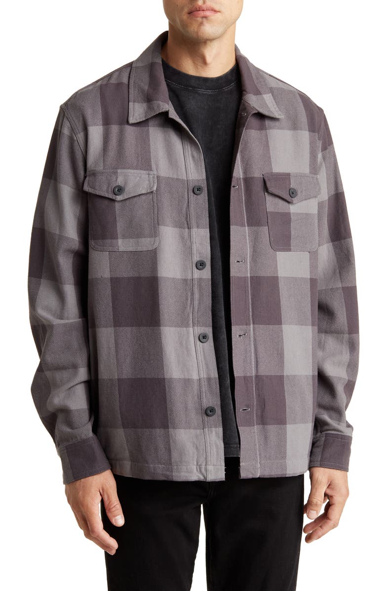Onia Plaid Blanket Cotton Jacket, Main, color,