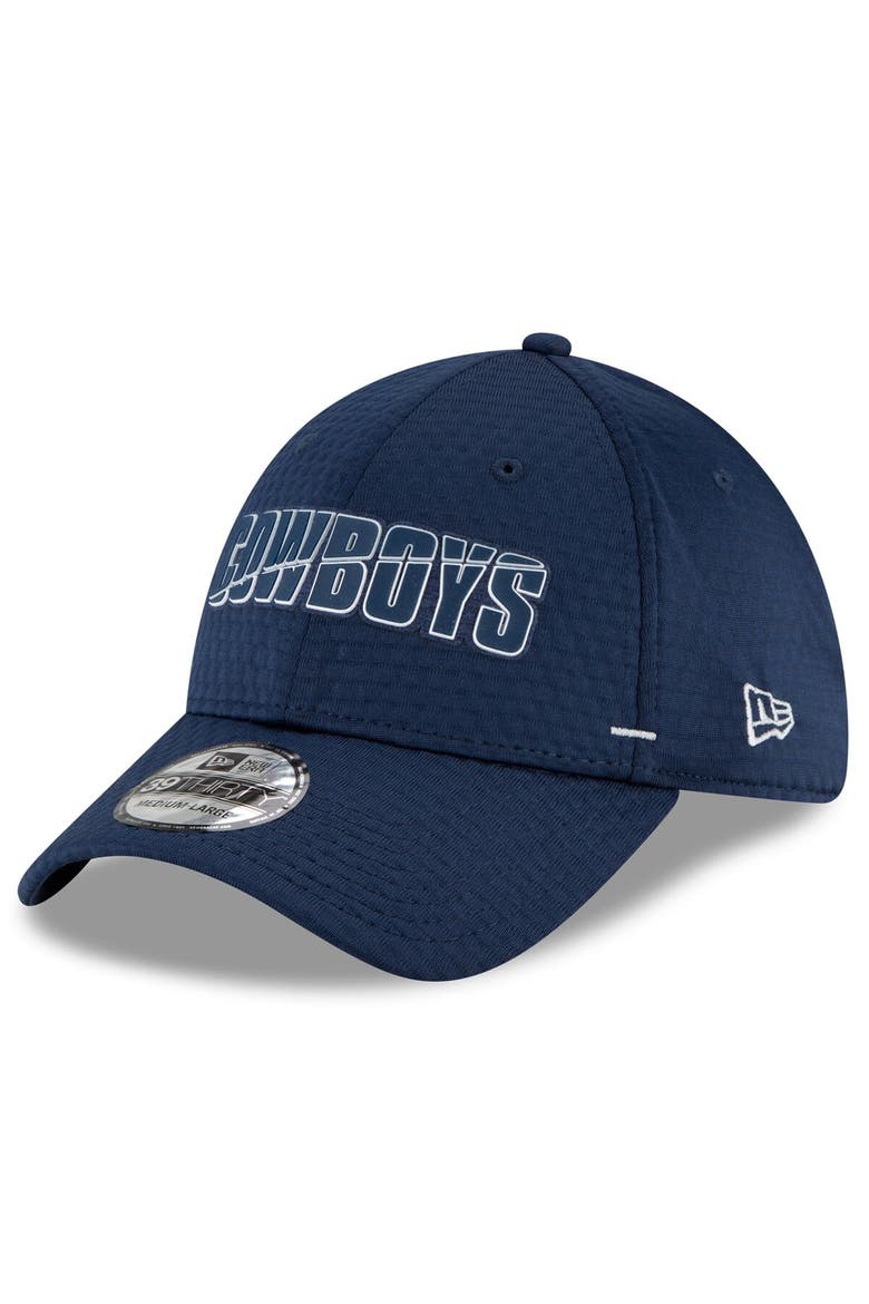 Men's New Era Navy Dallas Cowboys 2020 NFL Summer Sideline Official 39THIRTY Flex Hat, Alternate, color, Navy