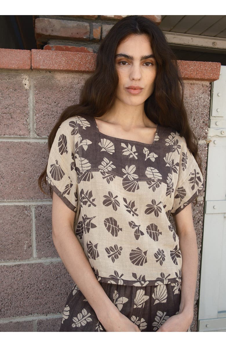 Ace & Jig Prudence Reversible Square Neck Top, Alternate, color, Botanical