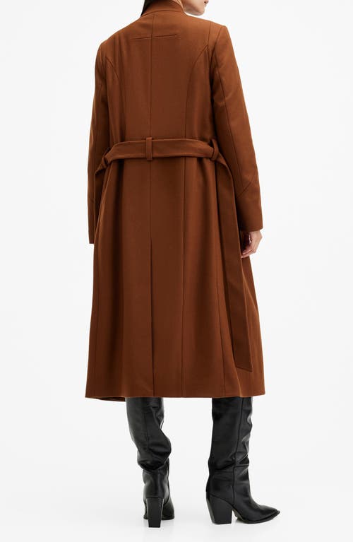 Allsaints Riley Wool Blend Belted Coat