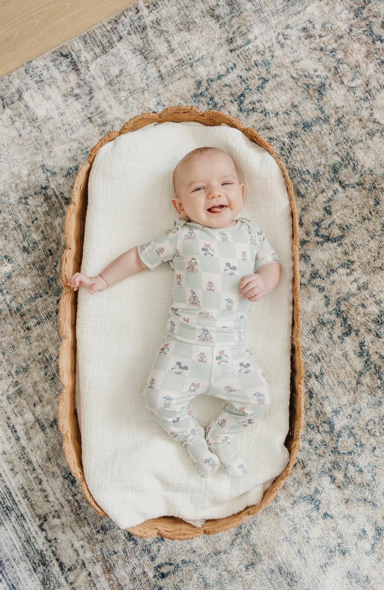 Copper Pearl Mickey Mouse & Friends Print Bodysuit, Alternate, color, Mickey Mouse Friends