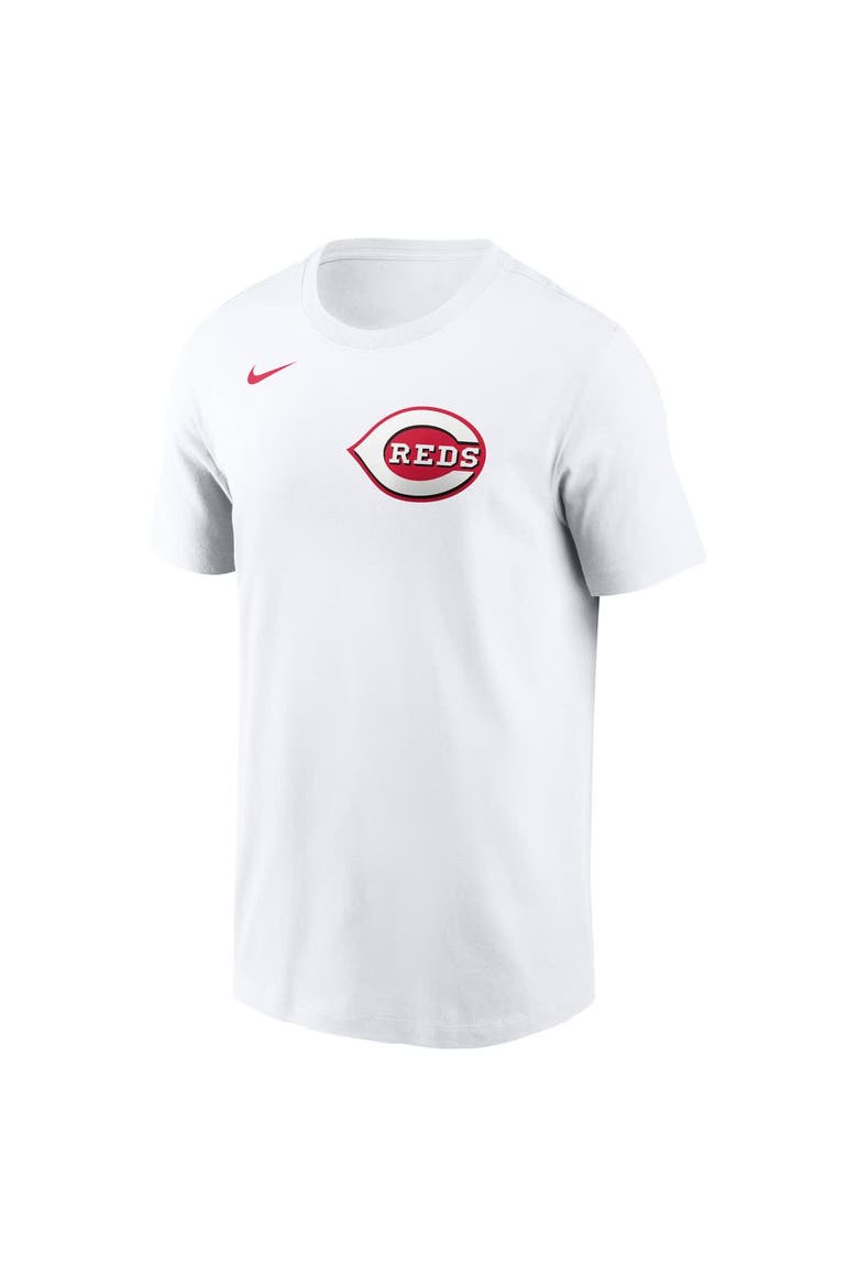 Men's Nike Elly De La Cruz White Cincinnati Reds Name & Number T-Shirt, Alternate, color, White