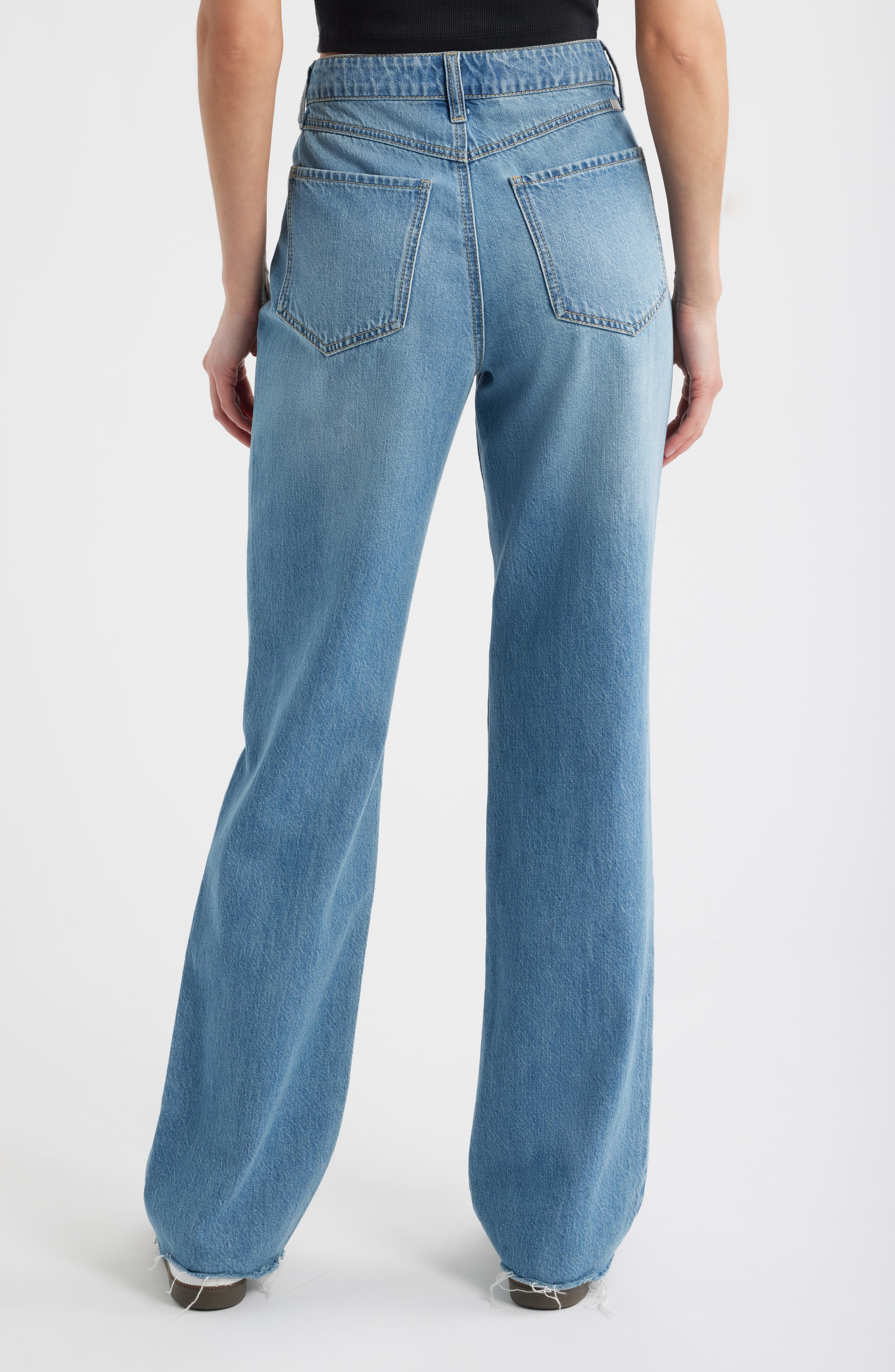 Baggy Straight Leg Nonstretch Jeans - image 2