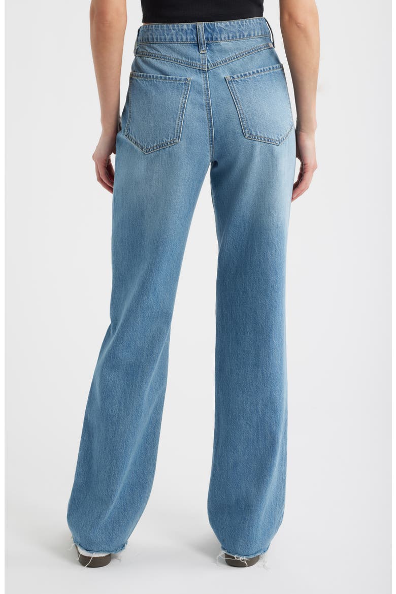 Baggy Straight Leg Nonstretch Jeans, Alternate, color, LAMBERT