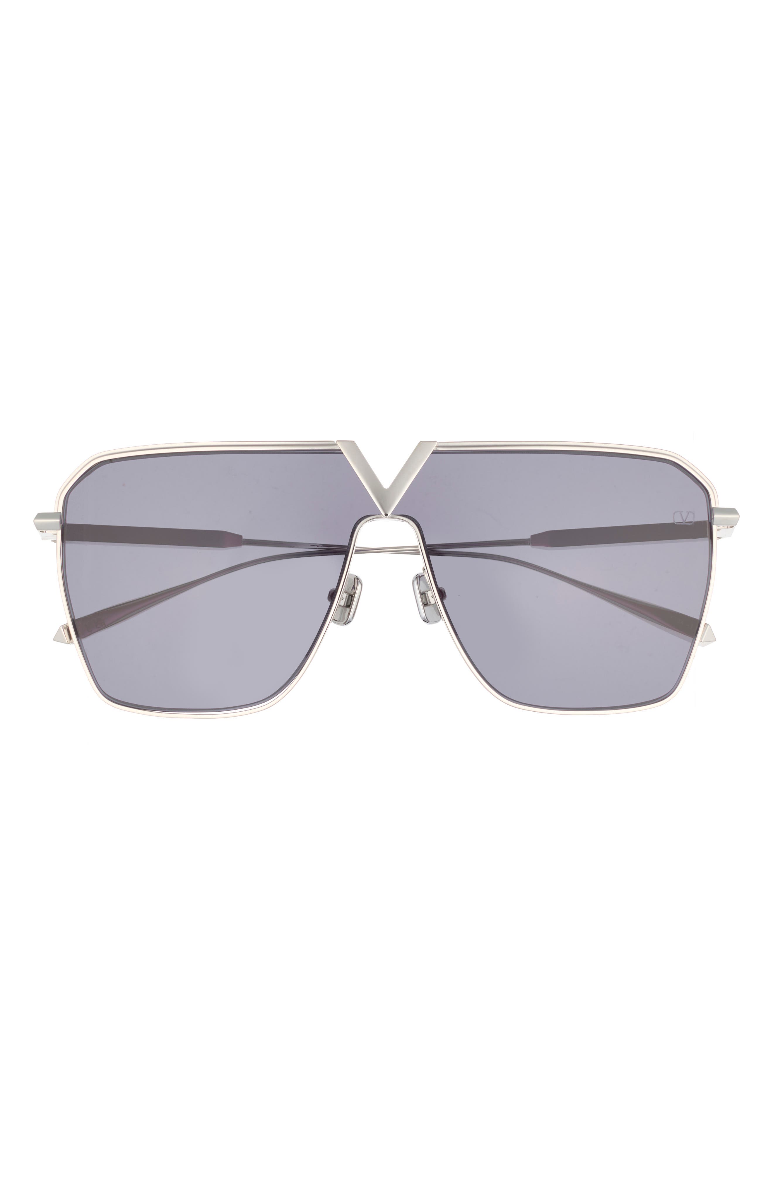 Valentino 53mm Aviator Sunglasses