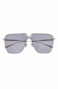 Valentino 53mm Aviator Sunglasses