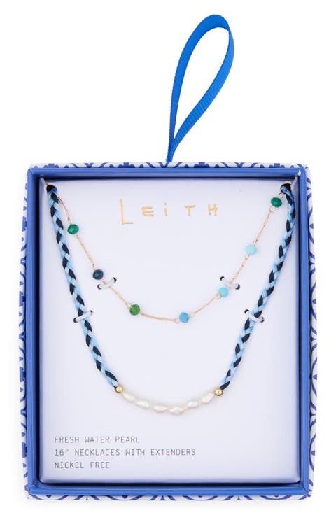 Freshwater Pearl Beaded Layered Necklace