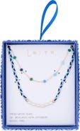 Leith Freshwater Pearl Beaded Layered Necklace