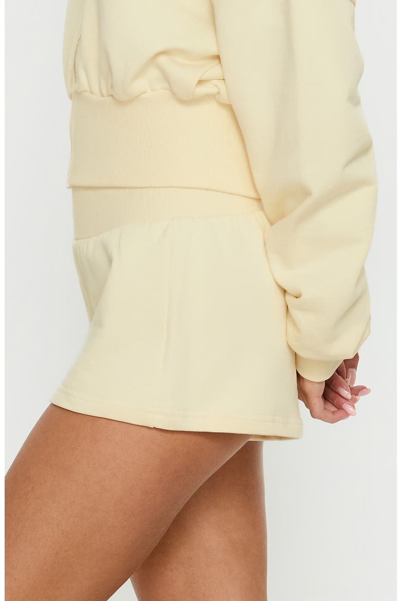 Daybreak Rib Waist Shorts, Alternate, color, BUTTERCREAM