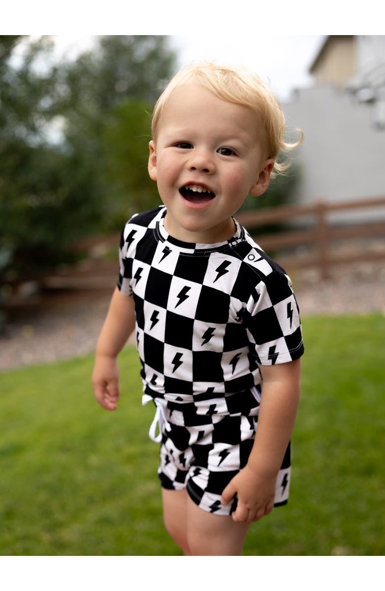 Charlie Lou Baby<sup>®</sup> Checkered Lightning Bolt Shortie Set, Alternate, color, 