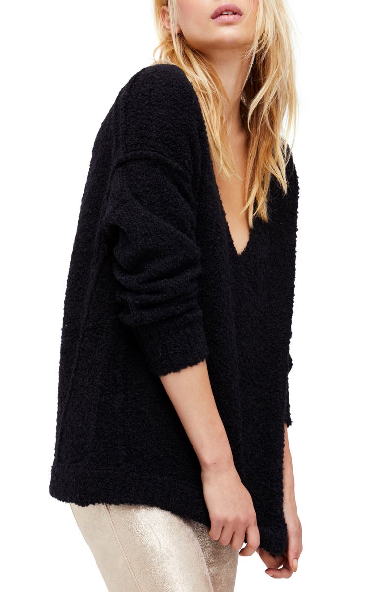 Free People Lofty V-Neck Sweater, Main, color,