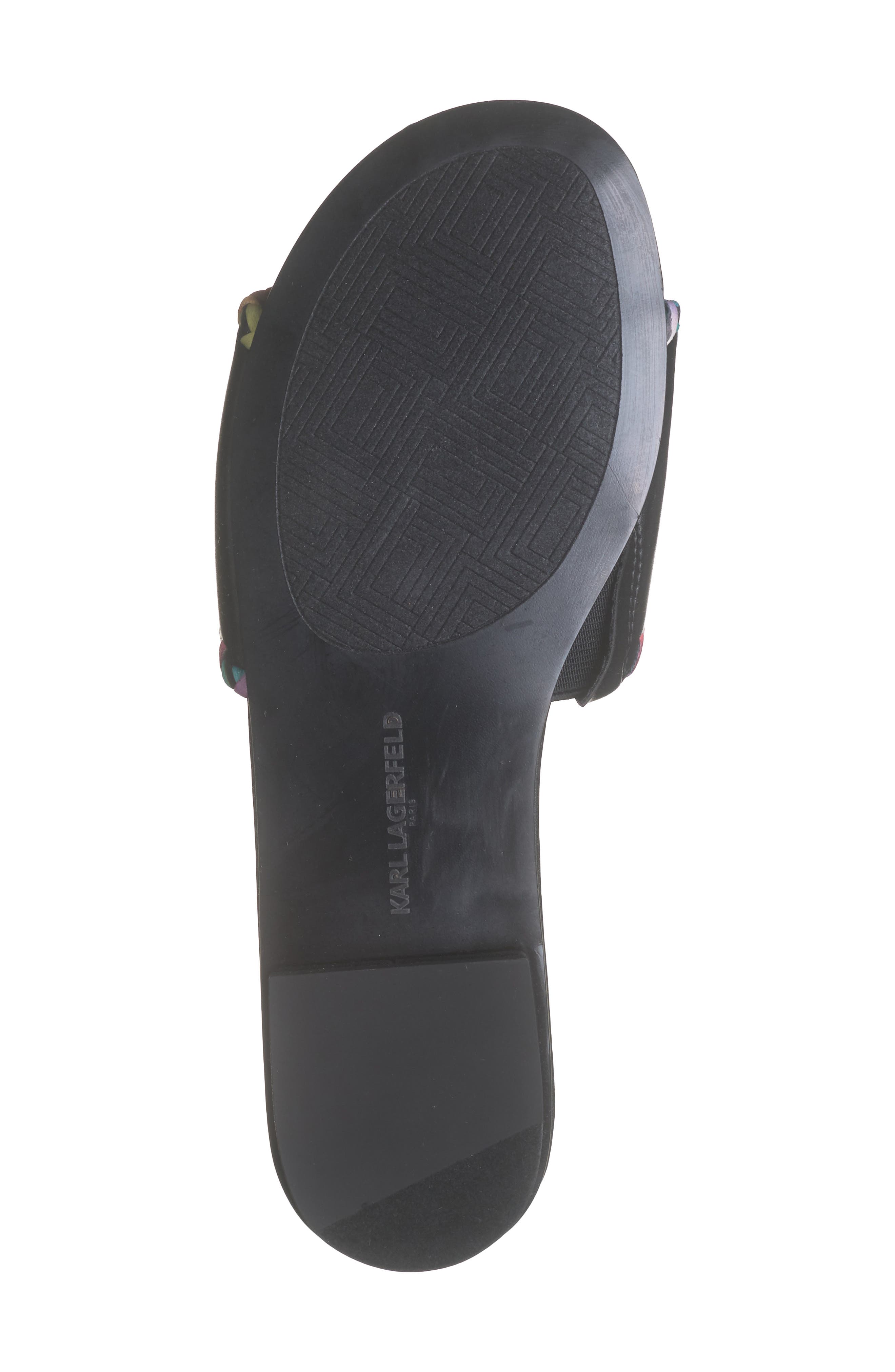 KARL LAGERFELD PARIS Cenie Whipstitch Slide Sandal, Alternate, color, 