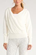Zella Surplice Hoodie Sweater