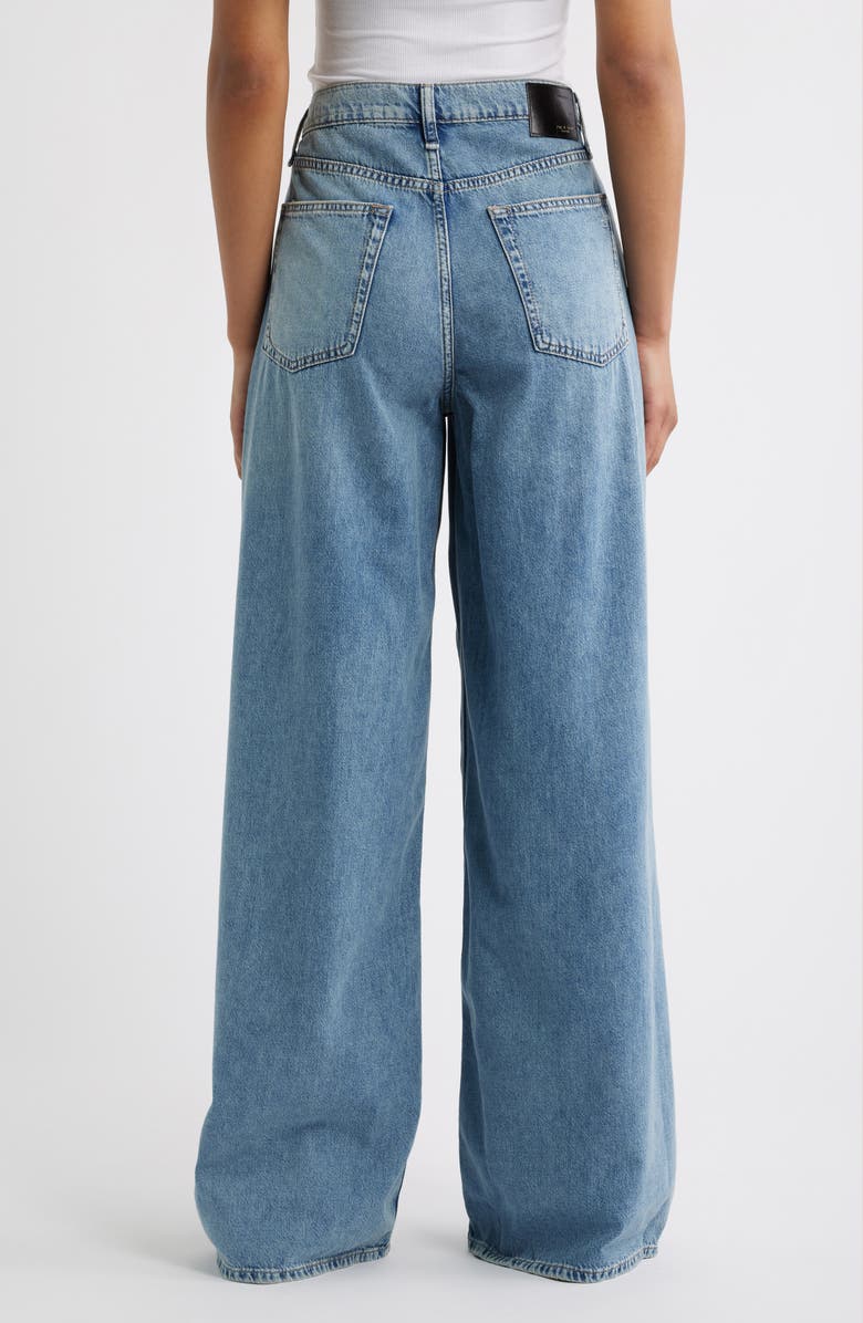 rag & bone Featherweight Sofie High Waist Wide Leg Jeans, Alternate, color, Amalfi Grom