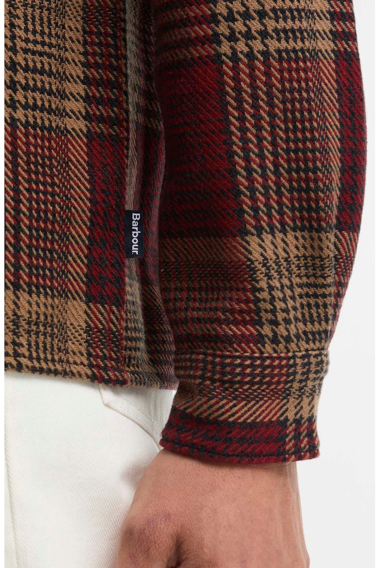 Millom Relaxed Houndstooth Shirt, Alternate, color, RED