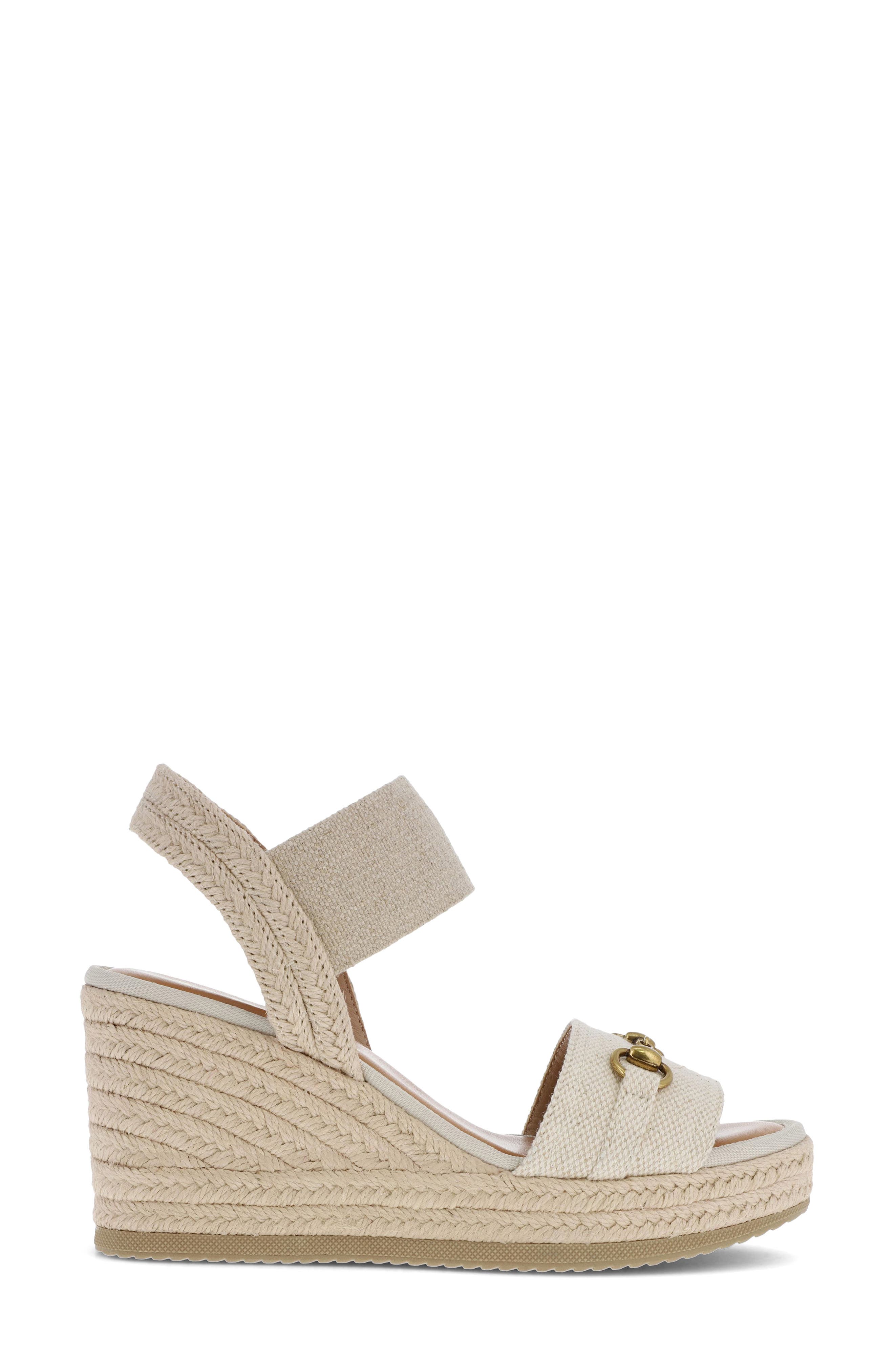 MIA Barossa Wedge Sandal, Alternate, color, Natural