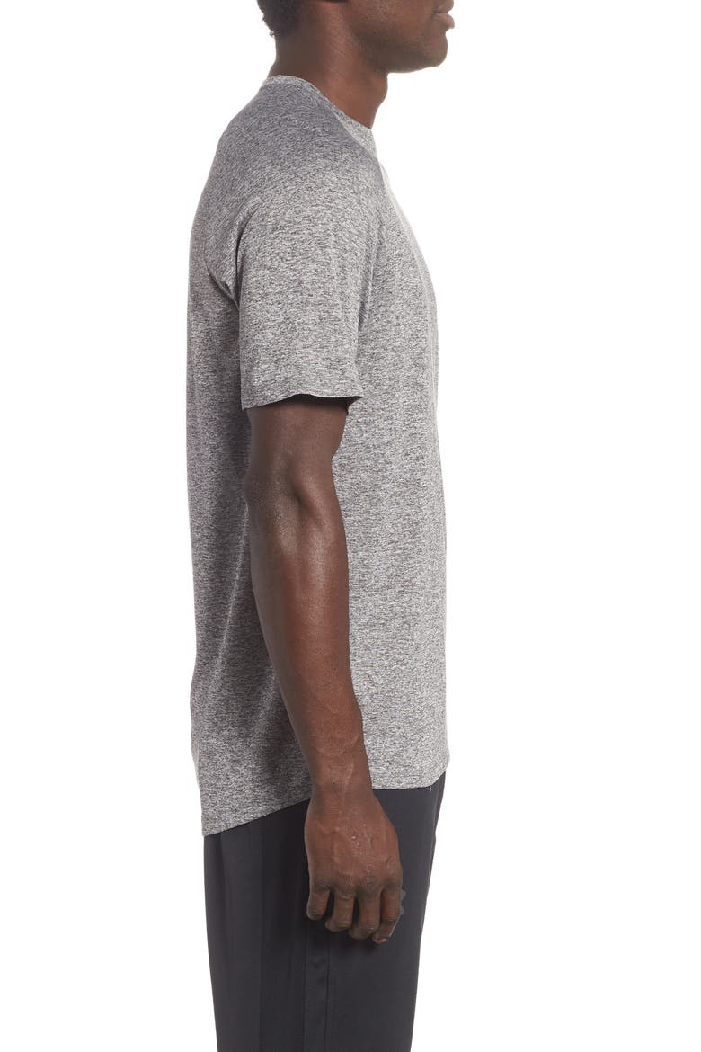 UA Tech™ T-Shirt, Alternate, color, CHARCOAL LIGHT HEATHER