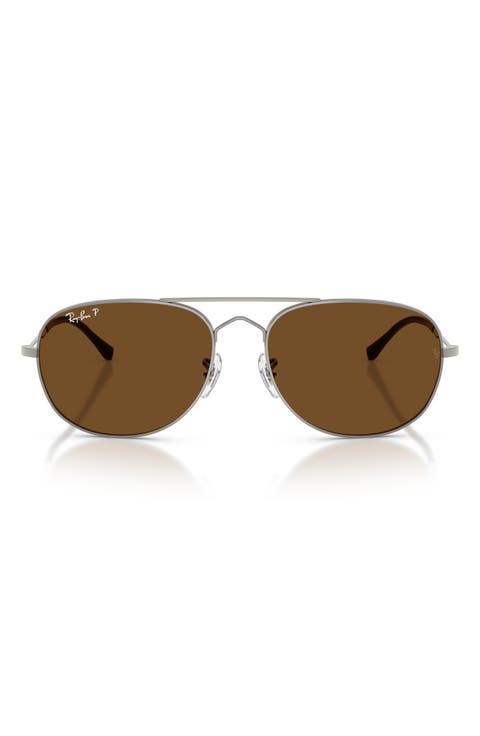 Bain Bridge 60mm Gradient Polarized Pillow Sunglasses
