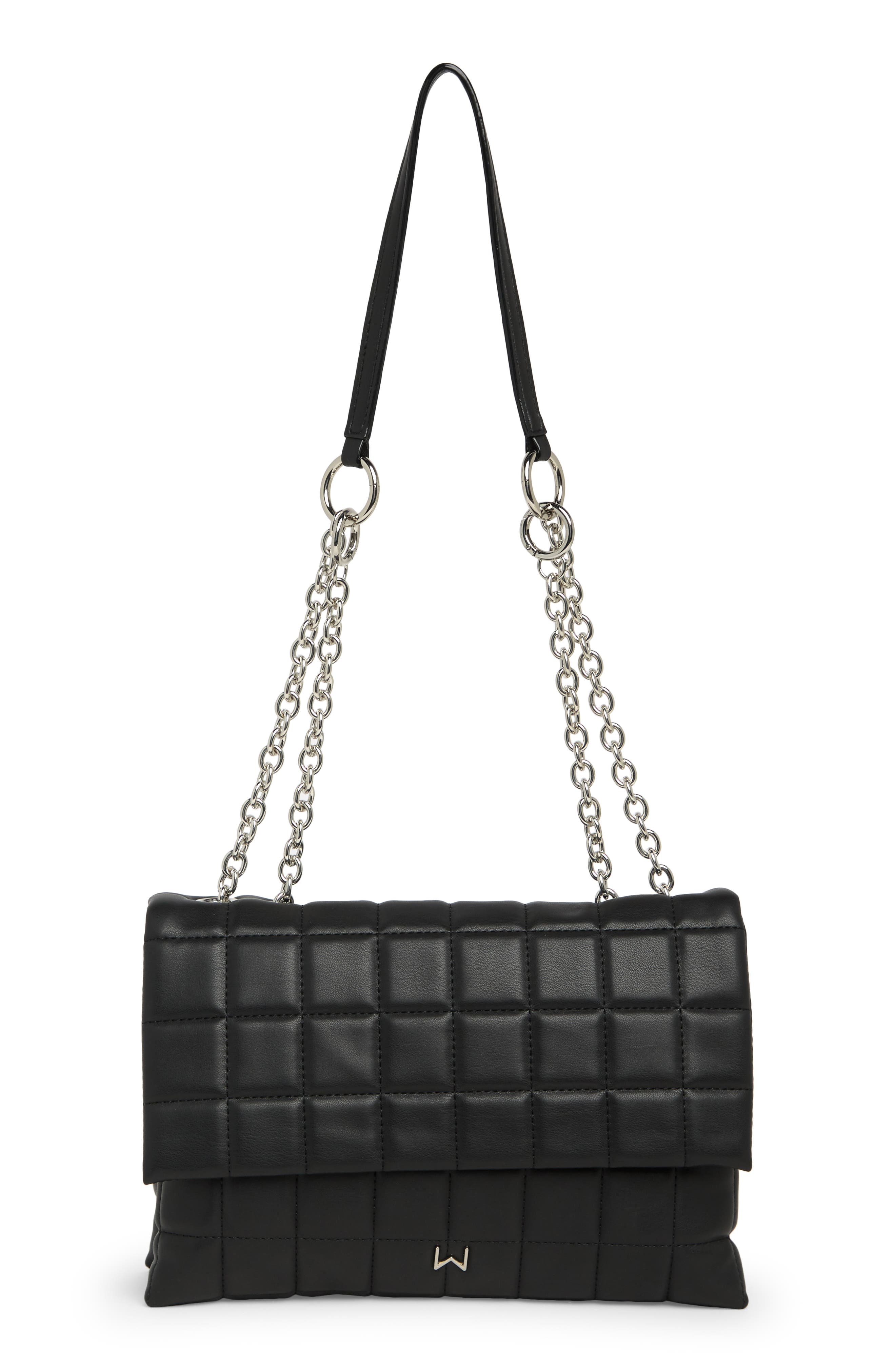 HOUSE OF WANT We Step Up Vegan Leather Lizard Embossed Shoulder Bag, Main, color, 