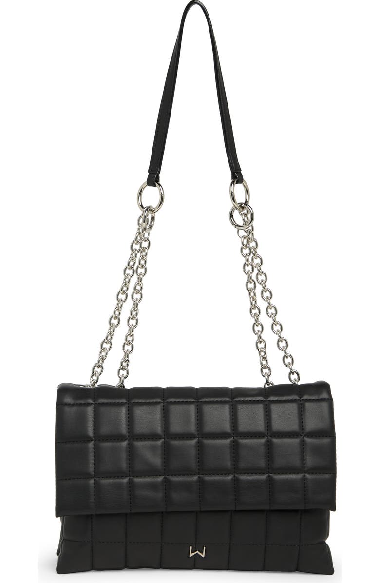 HOUSE OF WANT We Step Up Vegan Leather Lizard Embossed Shoulder Bag, Main, color,