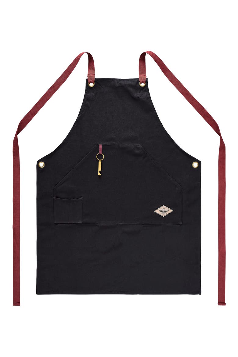 BBQ Utility Apron & Bottle Opener, Main, color, NAVY
