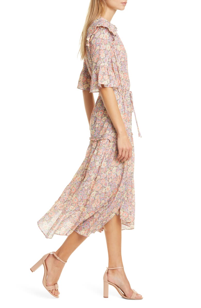La Vie Rebecca Taylor Josephine Midi Dress, Alternate, color, 