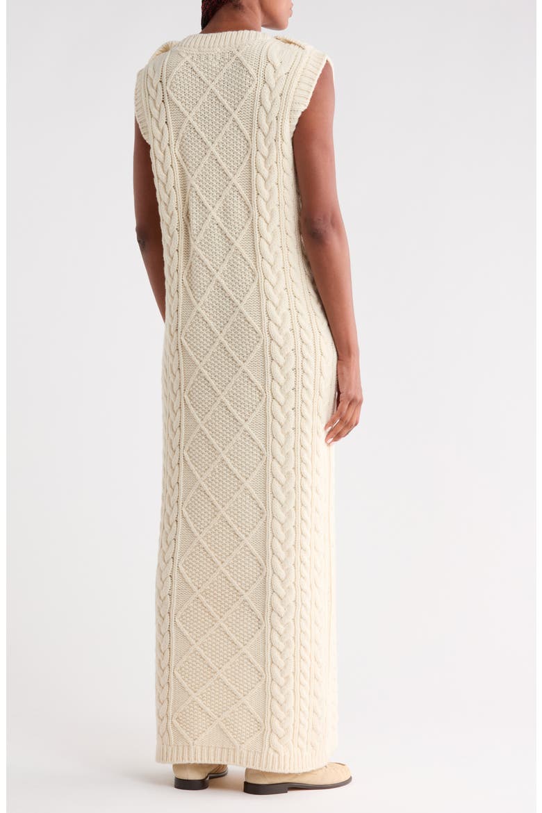 Sleeveless Cable Stitch Sweater, Alternate, color, ECRU