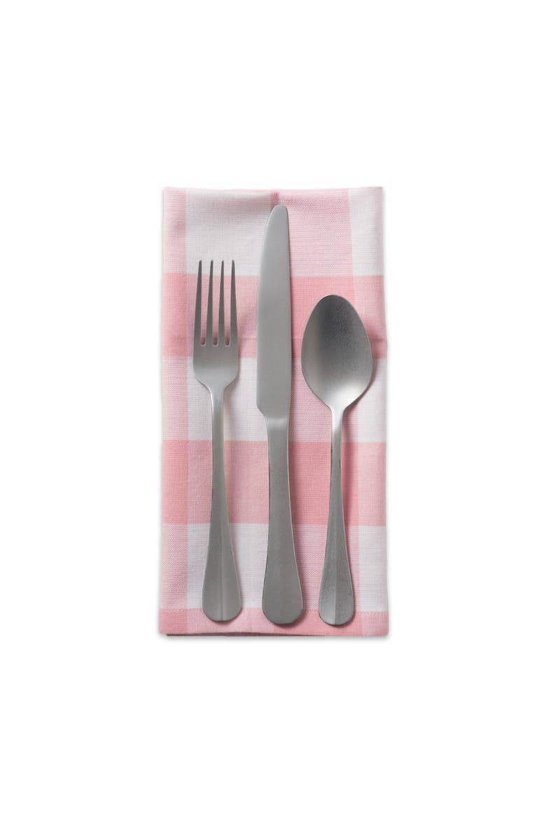 Buffalo Check Napkin Set/6, Alternate, color, Pink