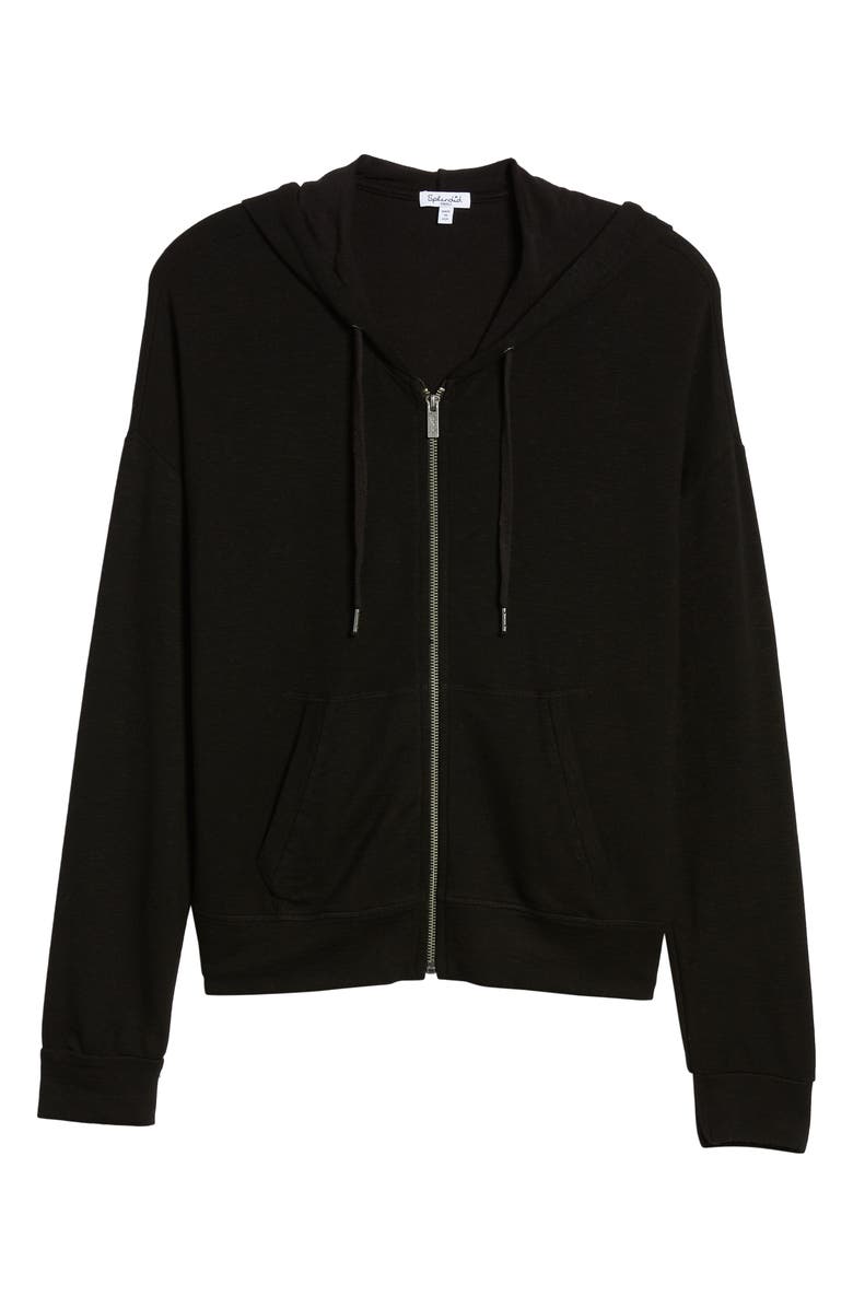 Splendid Supersoft Zip-Up Hoodie, Alternate, color,