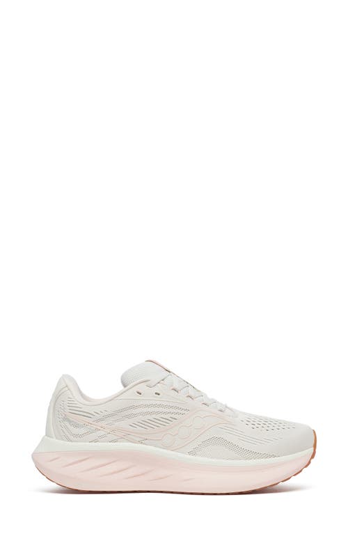 Saucony Ride 18 Running Shoe In White