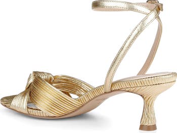 True Ankle Strap Kitten Heel Sandal