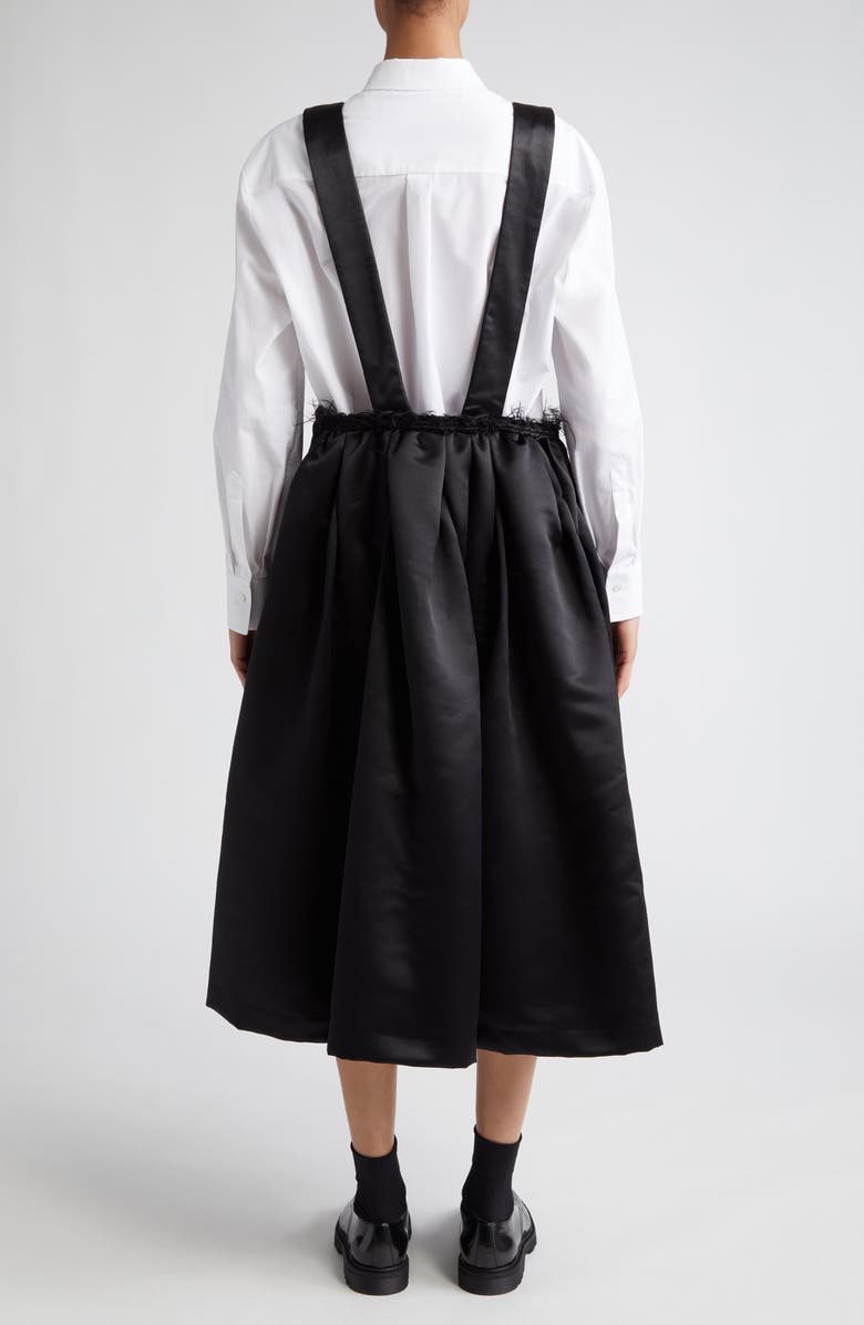 Comme des Garçons Comme des Garçons Harness Strap Satin Dress, Alternate, color,