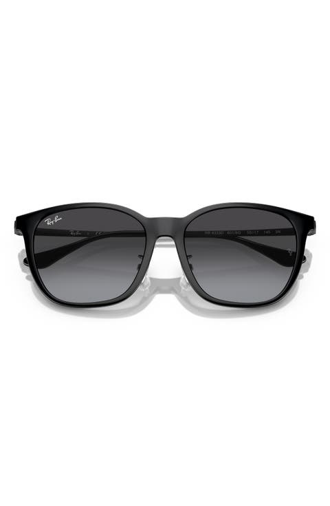 55mm Gradient Square Sunglasses