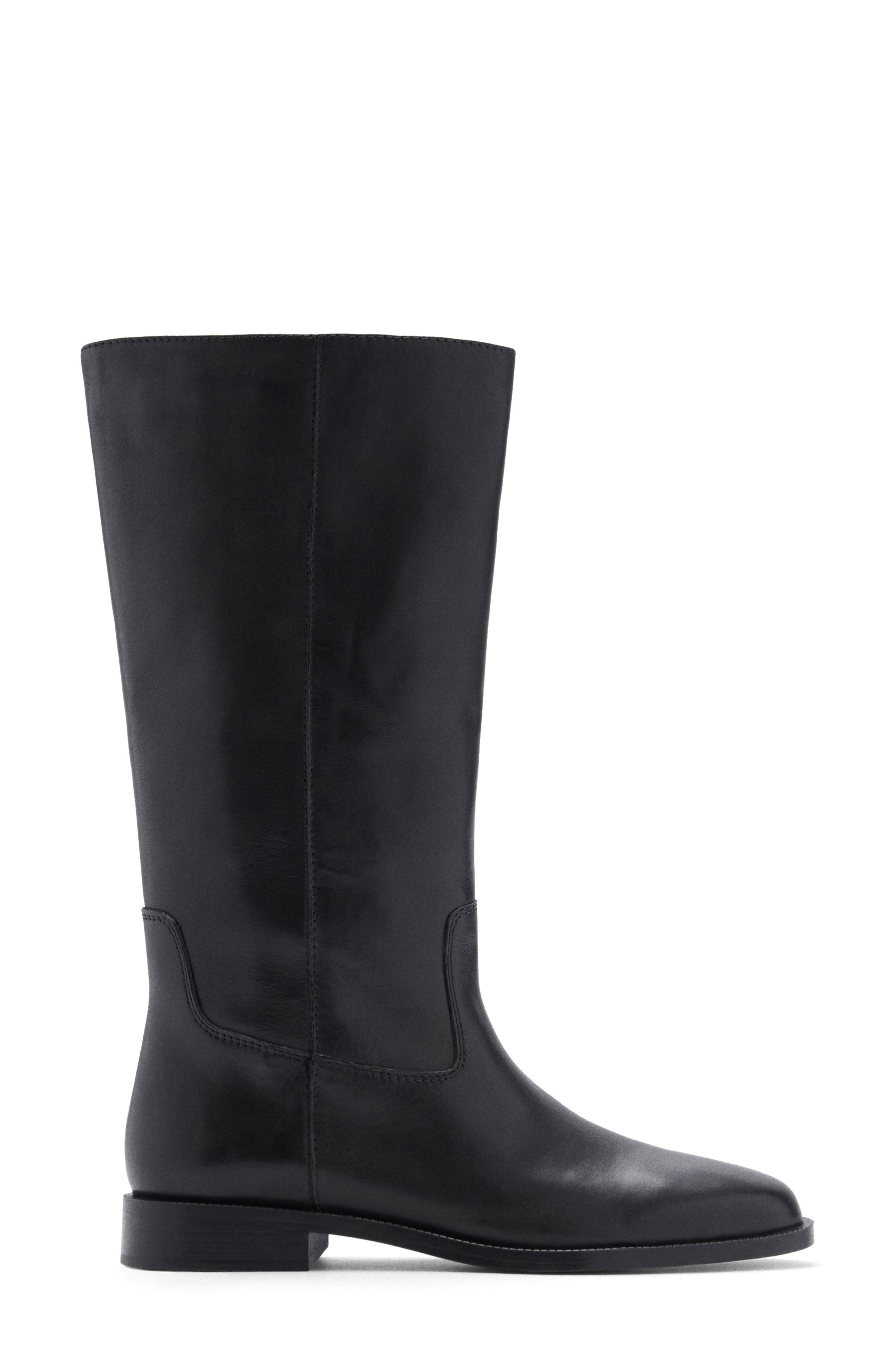 MANGO Knee High Boot, Alternate, color, Chocolate